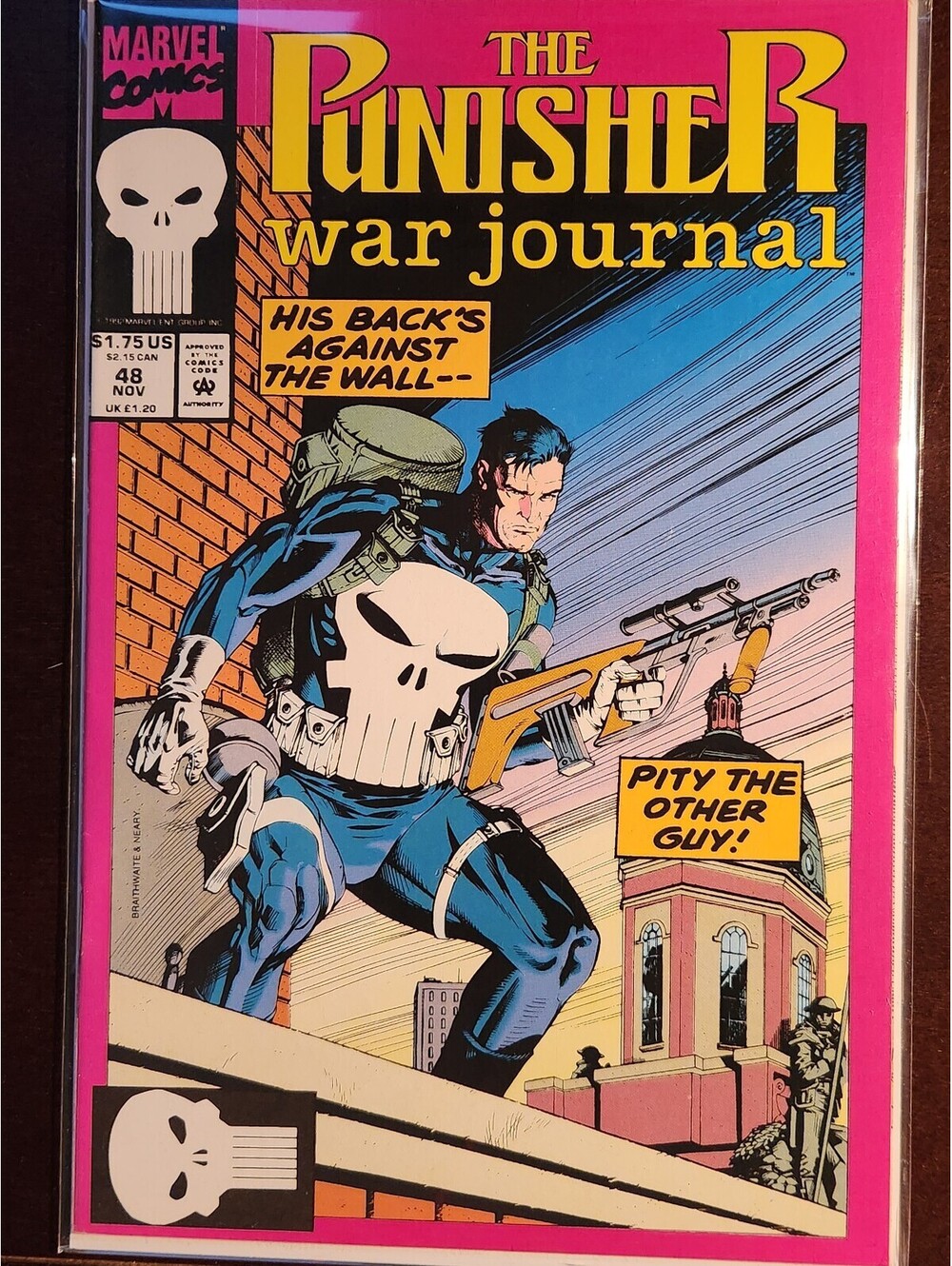 Punisher War Journal #48A Direct Edition NM Marvel 1993 Pity the Other Guy